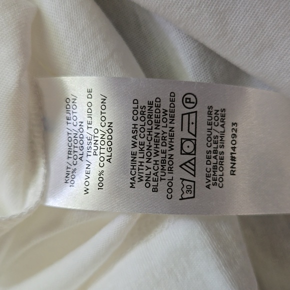 NEW Ann Taylor Loft White Puff Sleeve Top M - Picture 5 of 6